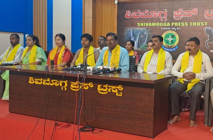 Kupendra Ayanuru demanding Karmika Dasara in Shivamogga press conference - Ai-Vartha