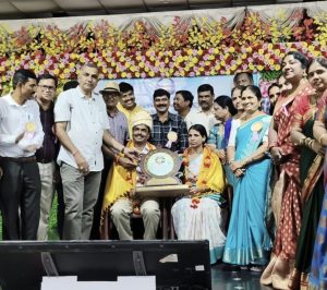Siddabasappa speaking at Shivamogga Teachers Musical Event - Ai-Vartha