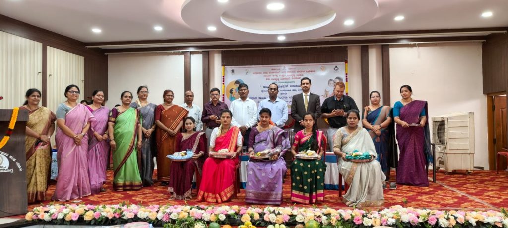 DC Prabhulinga Kavalikatti inaugurating National Poshan Maah program in Shivamogga - Ai-Vartha