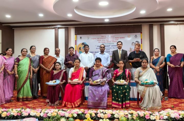 DC Prabhulinga Kavalikatti inaugurating National Poshan Maah program in Shivamogga - Ai-Vartha