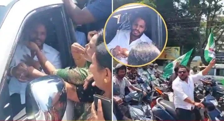 Nikhil Kumaraswamy Shivamogga visit and supporters' bike rally