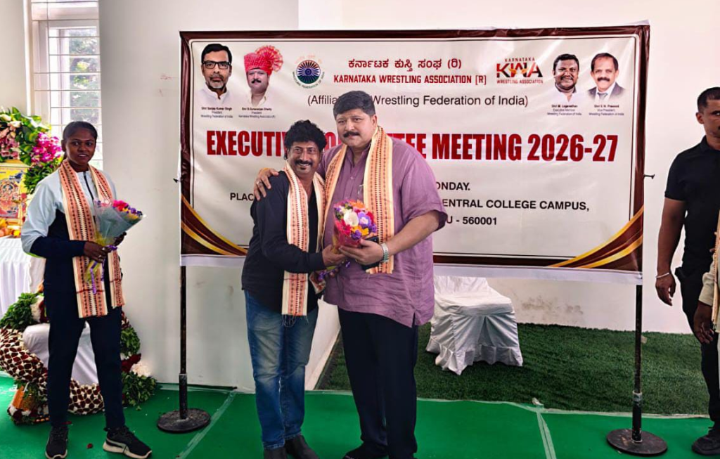Gunaranjan Shetty re-elected president of Karnataka State Wrestling Association