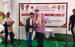 Gunaranjan Shetty re-elected president of Karnataka State Wrestling Association