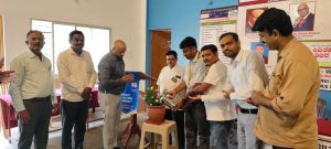 Hearing aid distribution at free hearing camp at Rotary Bhavan, Konandur