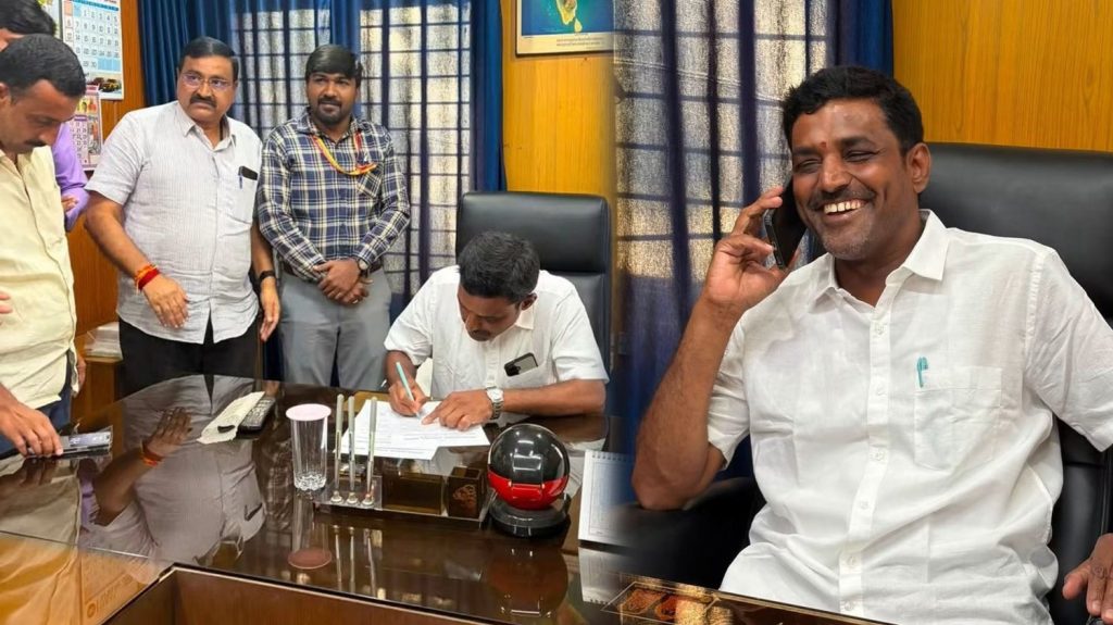 CG Madhusudhan career chart and profile as SBUDA President Shivamogga