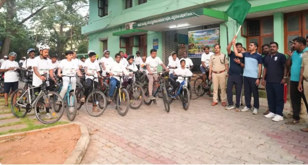 ವನ್ಯಜೀವಿ ಸಪ್ತಾಹ 2026 ಅಂಗವಾಗಿ ಶಿವಮೊಗ್ಗದಲ್ಲಿ ಸೈಕಲ್ ಜಾಥಾಕ್ಕೆ ಹಸಿರು ನಿಶಾನೆ – Wildlife Week cycle jatha Shivamogga