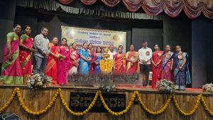 Actress Abhinaya as chief guest at Shivamogga Mahila Dasara programme